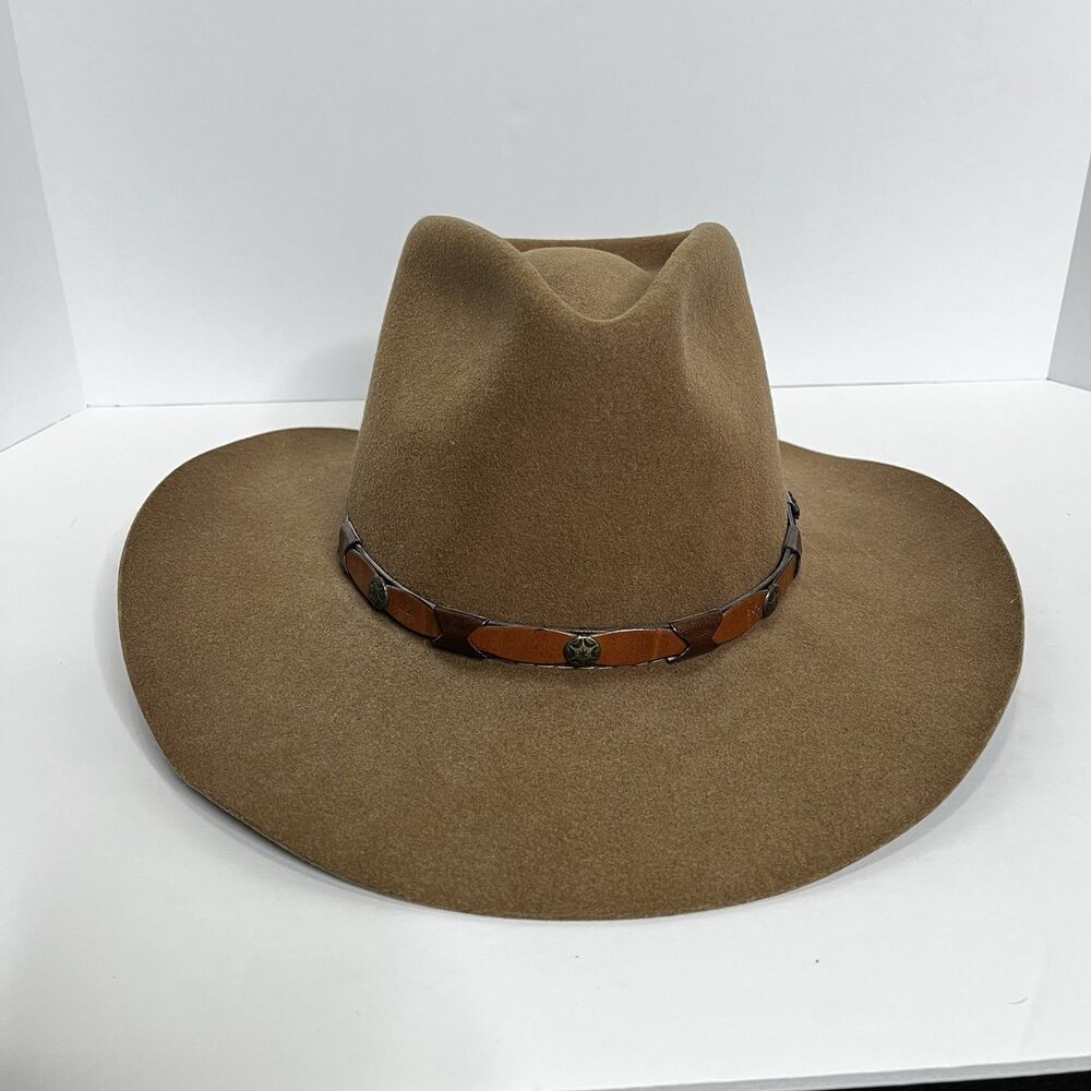 Bailey Brown 100% Wool Made In USA Cowboy Western Hat Size 7 1/2